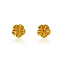 Load image into Gallery viewer, Large Hibiscus Earrings