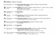 Load image into Gallery viewer, Translation of Heraldy symbols from the original Hawaiian bracelet