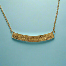 Load image into Gallery viewer, Iolani Palace and Maile 6mm Necklace in 14K Yellow Gold