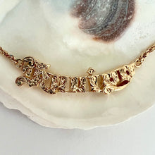 Load image into Gallery viewer, Old English "Kuuipo" Necklace in 14K Yellow Gold