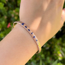 Load image into Gallery viewer, 6mm Hawaiian Bangle with name on hand