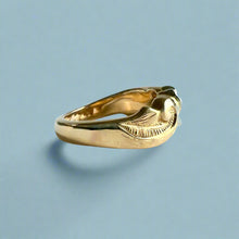 Load image into Gallery viewer, Two-tone Something Romantic Hawaiian Flower Ring in 14K White & Yellow Gold