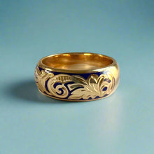 Load image into Gallery viewer, Ali'i 8mm Hawaiian Ring in 14K Yellow Gold