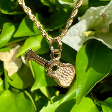 Load image into Gallery viewer, Back detail on Ukulele charm