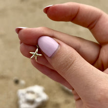 Load image into Gallery viewer, Starfish charm in yellow gold