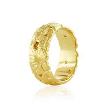 Load image into Gallery viewer, Pukalani Flower 8mm Ring - Philip Rickard