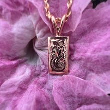 Load image into Gallery viewer, Hibiscus engraved Hawaiian pendant 
