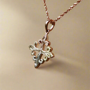 Multicolor Fleur De Lys Hawaiian Pendant 