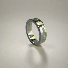 Load image into Gallery viewer, Alu Like 5mm Ring in 14K Green and White Gold
