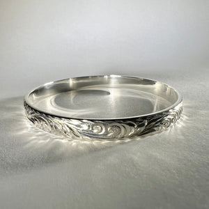 Hawaiian Sterling Silver Bangle Bracelet 