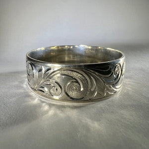 Hawaiian Sterling Silver Bangle Bracelet 