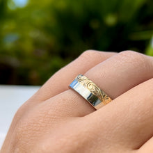 Load image into Gallery viewer, Alu Like 6mm Ring with  Diamond in 14K Gold
