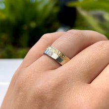 Load image into Gallery viewer, Alu Like 6mm Ring with  Diamond in 14K Gold
