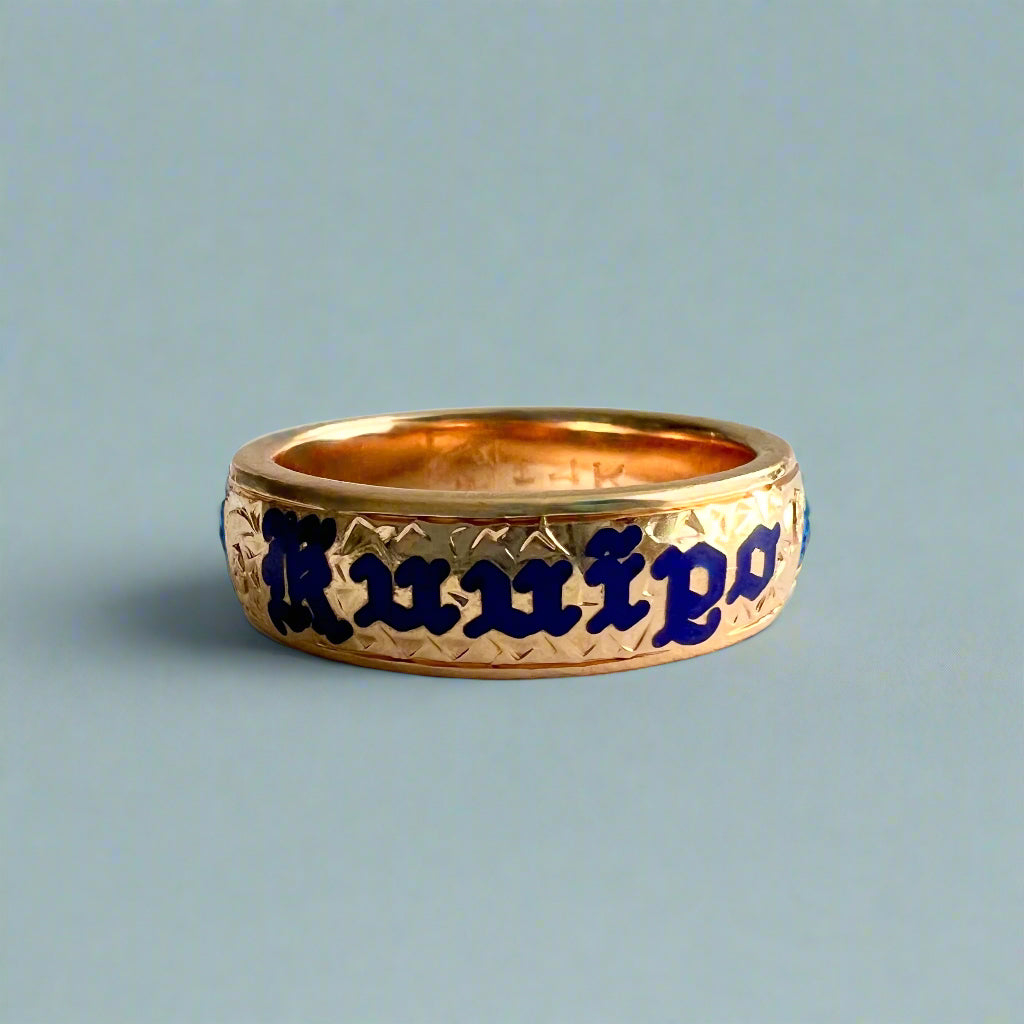 Old English & Hibiscus 6mm 