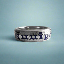 Load image into Gallery viewer, Plumeria w/ leaves 6mm &quot;Kuuipo&quot; Ring in 14K White Gold in size 7 3/8
