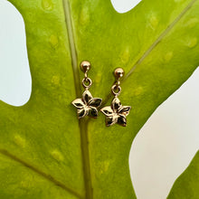 Load image into Gallery viewer, Flat Plumeria Earrings 
