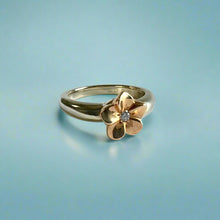 Load image into Gallery viewer, Two-tone Simply Romantic Ring with Diamond in 18K Pink &amp; White Gold
