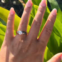 Load image into Gallery viewer, Ali&#39;i 6mm Solitaire Ring with Cubic Zirconia in 14K Yellow Gold in size 8
