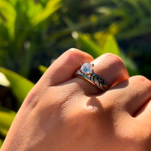 Load image into Gallery viewer, Ali&#39;i 6mm Solitaire Ring with Cubic Zirconia in 14K Yellow Gold in size 8
