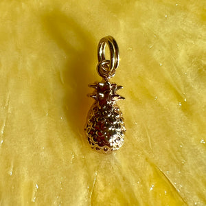 Hawaiian Pineapple Charm Pendant 