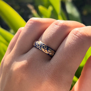 Ali'i 6mm Ring in 14K Yellow Gold