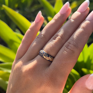 Ali'i 6mm Ring in 14K Yellow Gold