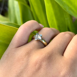 Two-tone Simply Romantic Ring in 14K Gold