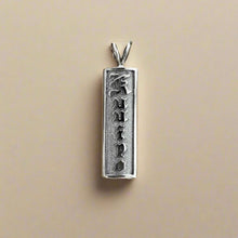 Load image into Gallery viewer, Raised &quot;Kuuipo&quot; 8mm x 1&#39;&#39; Pendant in 14K White Gold
