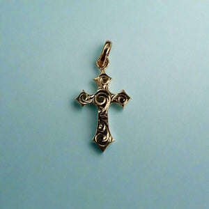 Small Byzantine Cross pendant 