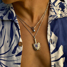 Load image into Gallery viewer, Two-tone Hawaiian Lei O Mano Pendant in 14K Gold
