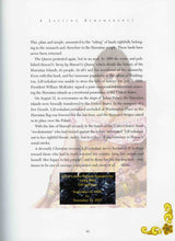 Load image into Gallery viewer, Example of a page from Hawaiian Heirloom Jewelry book with trait and a portrait drawing of Queen Liliuakalani
