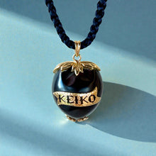 Load image into Gallery viewer, Kukui Nut Pendant with Keiko in 14K Yellow Gold
