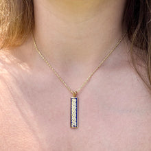 Load image into Gallery viewer, Ali&#39;i 8mm Maile Design Pendant in 14K Yellow Gold
