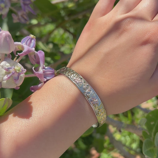 Plumeria and Hibiscus Hawaiian Bracelet