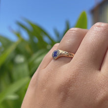 Load and play video in Gallery viewer, Heart Initial Hawaiian Ring in 14K Gold
