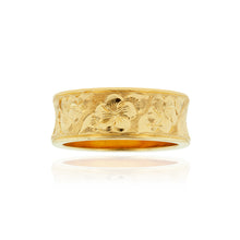 Load image into Gallery viewer, Plumeria Concave 8mm Ring - Philip Rickard
