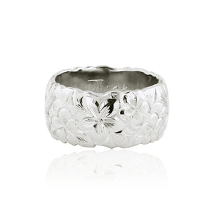 Millennium Flowers Scalloped 10mm Ring - Philip Rickard