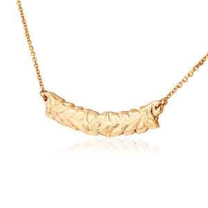 Scalloped Maile Necklace - Philip Rickard