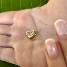 Load image into Gallery viewer, Hibiscus engraved Heart slider pendant 
