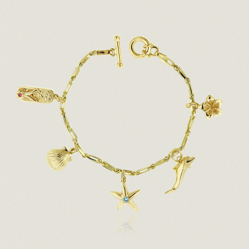 Hawaiian Charm Bracelet - Philip Rickard