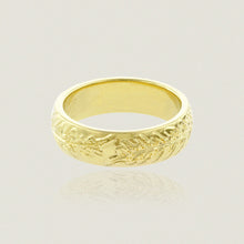 Load image into Gallery viewer, Hawaiian fern Laua&#39;e 6mm Ring - Philip Rickard
